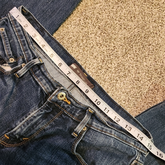 ⚘️HP⚘️LEVI'S 505 Womens Straight Leg Jeans Size 8 Short 30" Waist - Picture 8 of 10